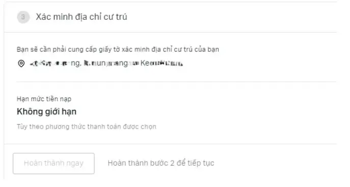 Xác minh Exness - giai đoạn thứ ba của việc xác minh - dữ liệu cần thiết để xác nhận nơi cư trú
